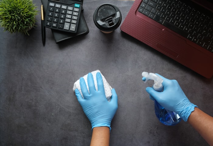 Commercial office cleaning